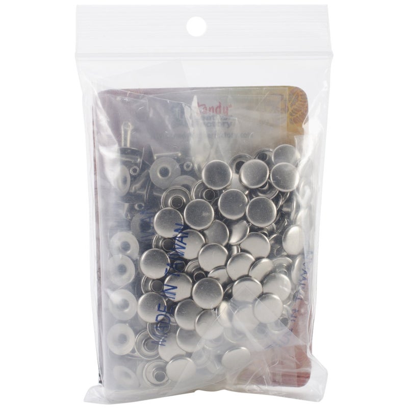 Tandy Leather Rapid Rivets Medium Nickel Plate 100/pk 1273-12